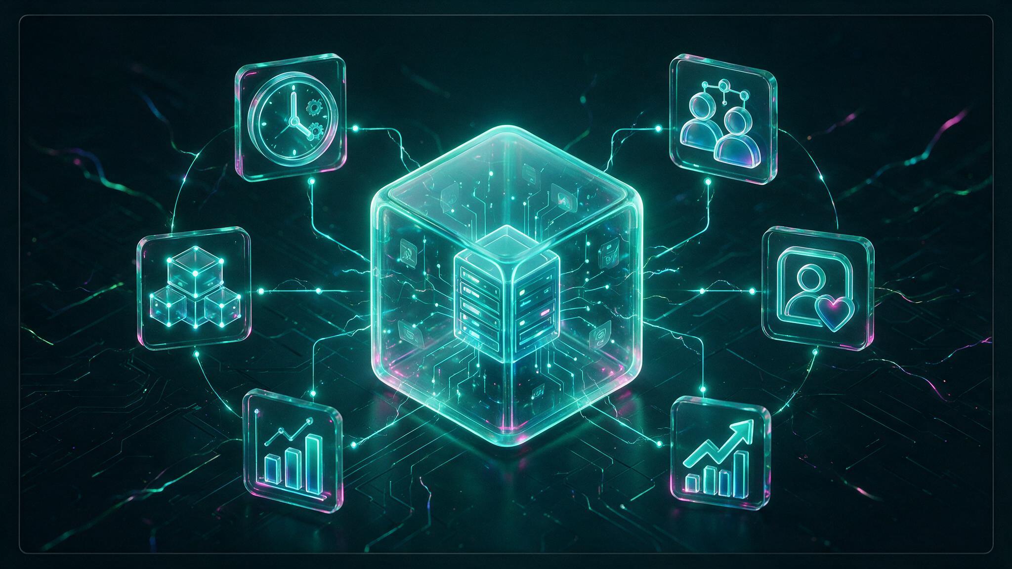 Business digitalisation benefits shown as connected productivity and growth systems